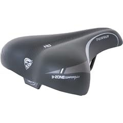 CONTEC City-/Tourensattel "Terra" Unisex, schwarz, Kaltschaum