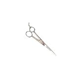 Millers Forge Gold Finish Steel Pet Curved Shears with Finger Rest, 7-Inch