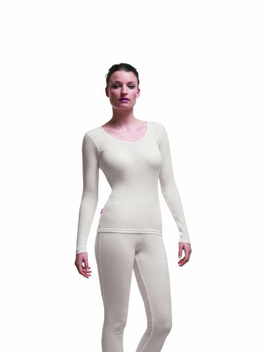 REDRAM Damen Merino Langarm-Shirt RR, snow, S, RBRE06460S Preisvergleich