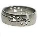 316L Stainless Steel Ring Laser Cut Ring. Width: 8mm