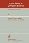 Category Theory Applied to Computation and Control: Proceedings of the First International Symposium, San Francisco, February 25-26, 1974 (Lecture Notes in Computer Science)