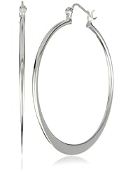 Argento Vivo Mod Hoop Earrings