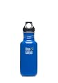 Klean Kanteen Stainless Steel Water Bottle with Poly Loop Cap (18-Ounce, Ocean Blue)
