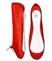 Red Leather Ballet Shoes