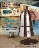 La Pavoni ESP-20 Stainless Caffe Mattina Cordless Electric Espress 8-c.