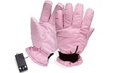 Outdoor Living : Battery Powered Heated Gloves - Pink