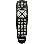 3-DEVICE Universal Remote Control with Big Buttons