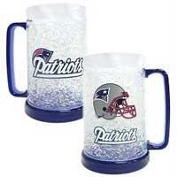 New England Patriots Crystal Freezer Mug