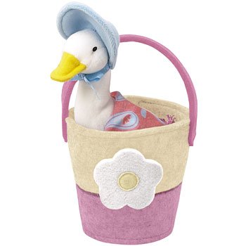 Childrens Toyshop  Toys : Beatrix Potter Jemima In A Felt Bucket