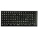 Glowing fluorescent English US keyboard sticker