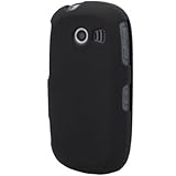 Hard Snap-on Shield BLACK Rubberized Faceplate Cover Sleeve Case for SAMSUN ....