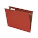Pendaflex 74511 100% Recycled Hanging File Folders, 1/5 Cut, Letter Size, Red, 25/box
