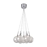 IMAGE OF ET2 Lighting E20114-79 7 Light Starburst Clear Multi-Light