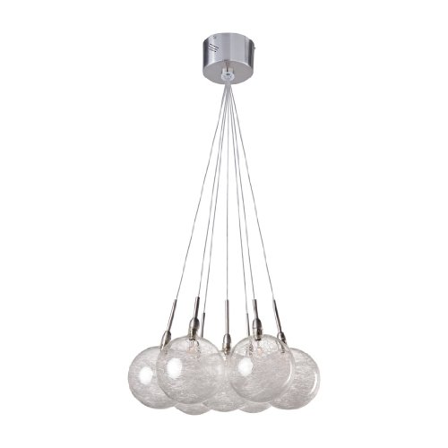 ET2 Lighting E20114-79 7 Light Starburst Clear Multi-Light