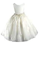 Girls Tea Length Flower-Girl Dress/Pageant Dress 
