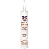Permatex 80855 #66 Clear Silicone Adhesive Sealant, 11 oz. Cartridge