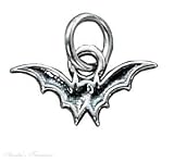 STERLING SILVER FLYING BAT CHARM