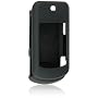 PCMICROSTO Brand Motorola W755 Black Rubberize Textured Snap-On Case Cover with Removable Swivel Belt Clip
