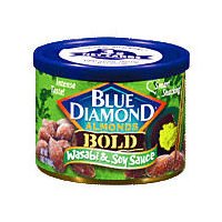 Blue Diamond Wasabi & Soy Bold Almonds, Can, 6 oz