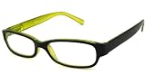 31fdA0Z707L. SL160  NVU Eyewear Full Readers (Men) Reading Glasses   G Train Black / G TRAIN BLACK +1.00