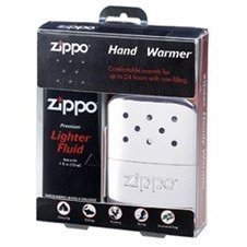 Zippo Hand Warmer, 20088, Chrome, Perfect for Hunting, Snowmobiling