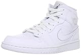 [ナイキ] NIKE NIKE AIR JORDAN 1 MID 554724-100 WHITE/WHITE/COOL GREY(ホワイト/ホワイト/クールグレー/US11)
