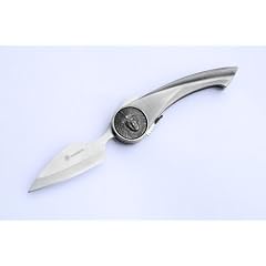 Albainox Vollmetall- Indianermesser, kompakt, Schaust�ck! Ungew�hnliches Taschenmesser
