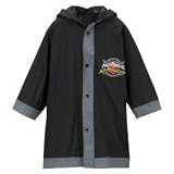 Power Rangers Boy's Black Rain Slicker Size Small 2/3, Medium 4/5 and Large 6/7 Newest 2009 Style