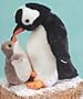 Gentoo Penguin with Baby 10.5" by Fiesta
