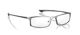 Gunnar Optiks ST002-C01203 Phenom Full Rim Color Enhanced Computer Glasses with Crystalline Lens for Graphic Designers, Graphite Frame Finish