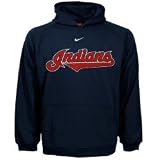 Nike Cleveland Indians Ash Pre-Game Hoody Sweatshirt