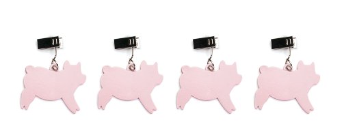 Charcoal Companion Pig Tablecloth Weights - Set of 4