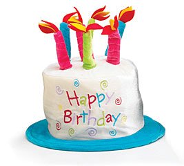 Happy Birthday Hat With Candles Great Party And Gift Hat