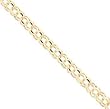 14KT Yellow Gold Ladies Charm Bracelet Lobster 8 Inch