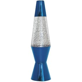 Lava Lamp Original Brand NEW Technology Glitter Lamp Battery Operated Blue by Lava Brand