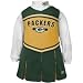 Reebok Green Bay Packers Juvenile Green 2-Piece Cheerleader Dress