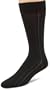 HUGO BOSS Men's Boss Black Solid Sock With Diamond Detail, Black, One Size