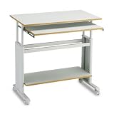 Adjustable 35 Workstation- Gray