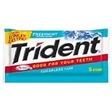 Trident Sugar Free Gum With Crystal Frost - 18 X 5 Sticks