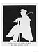 George Gordon Lord Byron a Silhouette of the English Romantic Poet in Profile Sitting...