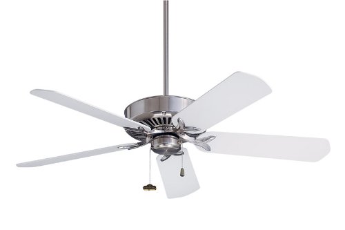 Emerson Ceiling Fans CF4800BS Premium Fan - Brushed Steel Uplight Indoor Fan 50" w/ B52WW Blades