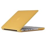Speck Products See Thru Satin, Soft Touch Hard Shell Case, for 13-inch MacBook Aluminum Unibody/Black Keyboard (Yellow) - DOES NOT FIT WHITE MACBOOK