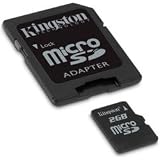 Kingston 2 GB microSD Flash Memory Card SDC/2GB