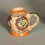 Alpine Flowers Beer Stein with Lid
