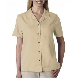 Buy Bill Blass Premium Ladies' Camp Shirt - Stone by A&E Designs