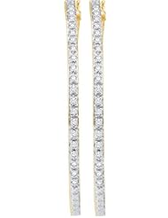 1.00CTW DIAMOND FASHION HOOPS