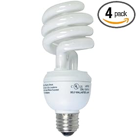 Globe 4408301 26-Watt Dimmable Compact Fluorescent Light Bulbs, 4 Pack by Globe Electric