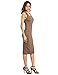 MakeMeChic Women's Sleeveless Tank Basic Racerback Midi Dress
