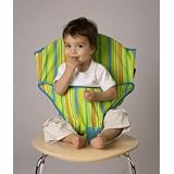 Lime Stripe Totseat chair harness