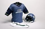 Seattle Seahawks NFL Youth Helmet and Uniform Set by Franklin - Small or Medium